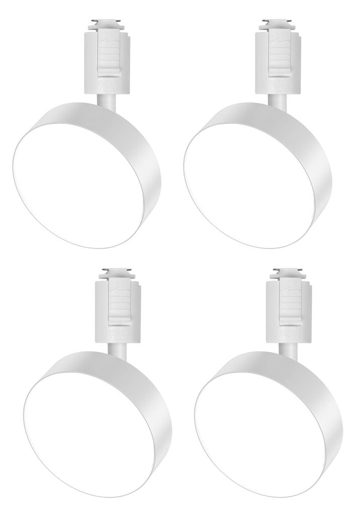 Lighting Rail Spotlight, Daylight White, 120W Equivalent, High Brightness 1200LM, Duct Rail Lighting Fixture with Adjustable Beam Angle, Ceiling