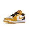 Air Jordan 1 Low GS Taxi White Kids Sneakers Yellow Black 553560-701