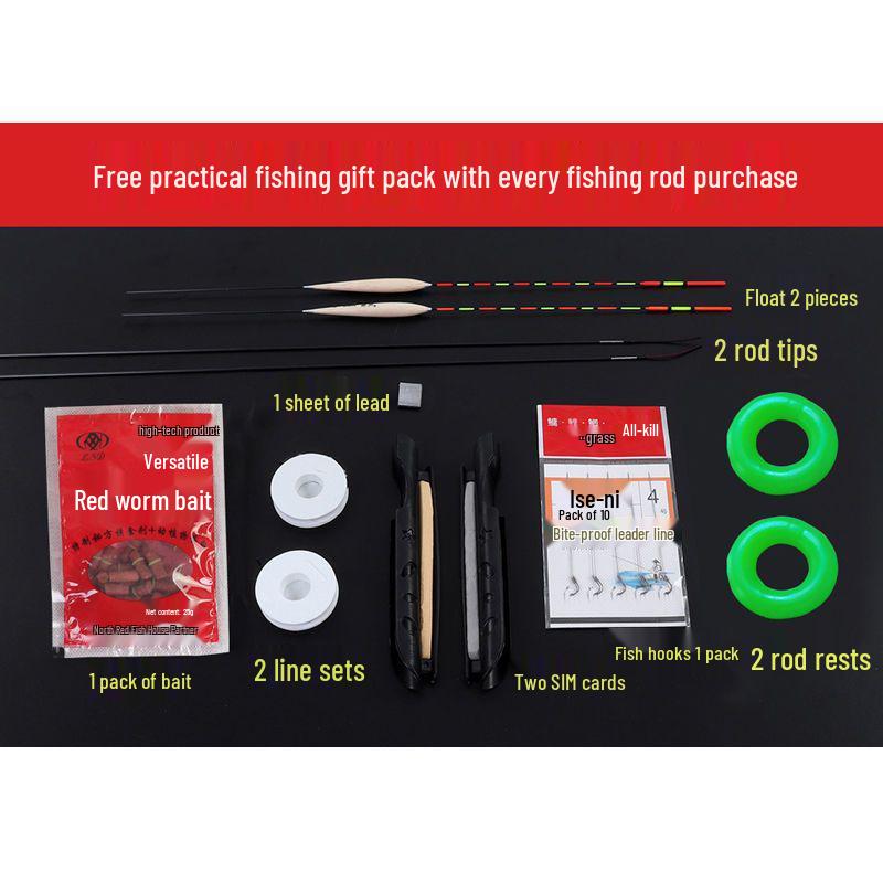 37-Section Ultra-Light Hard Stream Fishing Rod for Crucian Carp and Taiwan Fishing