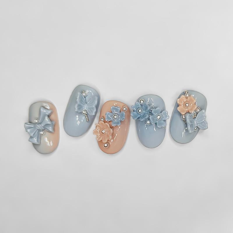 1Pcs 3D Bow Tie Nail Art Heart Shape Silicone Mold Star  Shape Mold Templates Gel Print Stencils Manicure Decoration