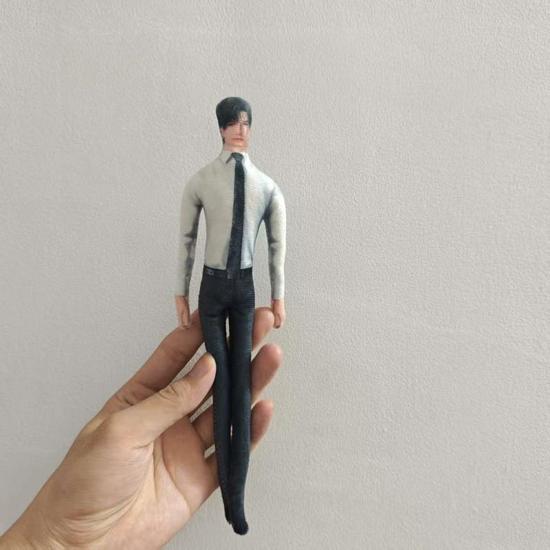 Costume Play Figure Love And Deepspace Lemurian Sea God Wire Skeleton Figure Slender Twistable Animation Design Plush-Filled Figures Present
