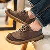 Fashion Cloth Lace-up Decorative Platform Snow Boots Thickened Warm Flat Shoes Winter Women Suede Casual Shoes