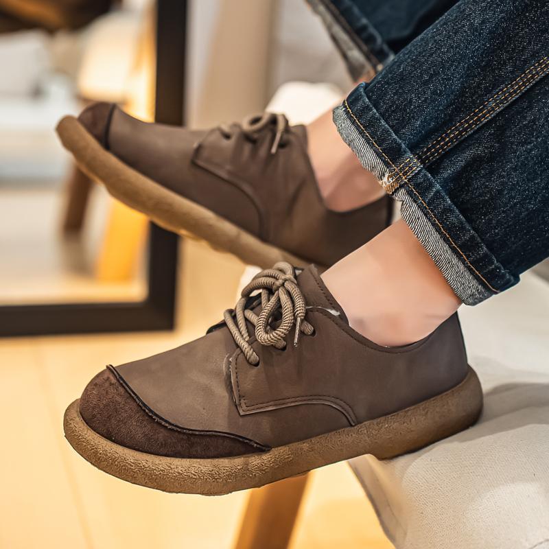 Fashion Cloth Lace-up Decorative Platform Snow Boots Thickened Warm Flat Shoes Winter Women Suede Casual Shoes