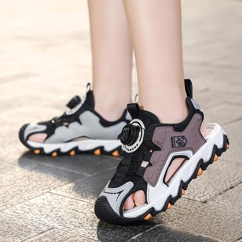 28-39 Kids' Beach Sandals Closed Toe Anti-collision Girls' Beach Sports Sandals for Boys