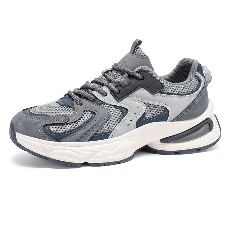 Summer men's shoes 2025 new breathable mesh sports shoes men's trend versatile platform casual dad shoes trendy shoes