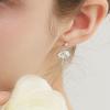 UNI.J [Cotidiano]Signature Flower Silver Earring Ie406