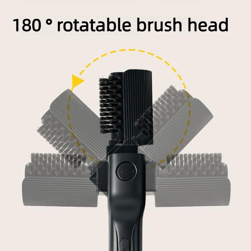 Handheld Electric BBQ Rack Brush Barbecue Grill Heavy Oil Stain Cleaning Brush Rotating Cleaning Barbecue Tool