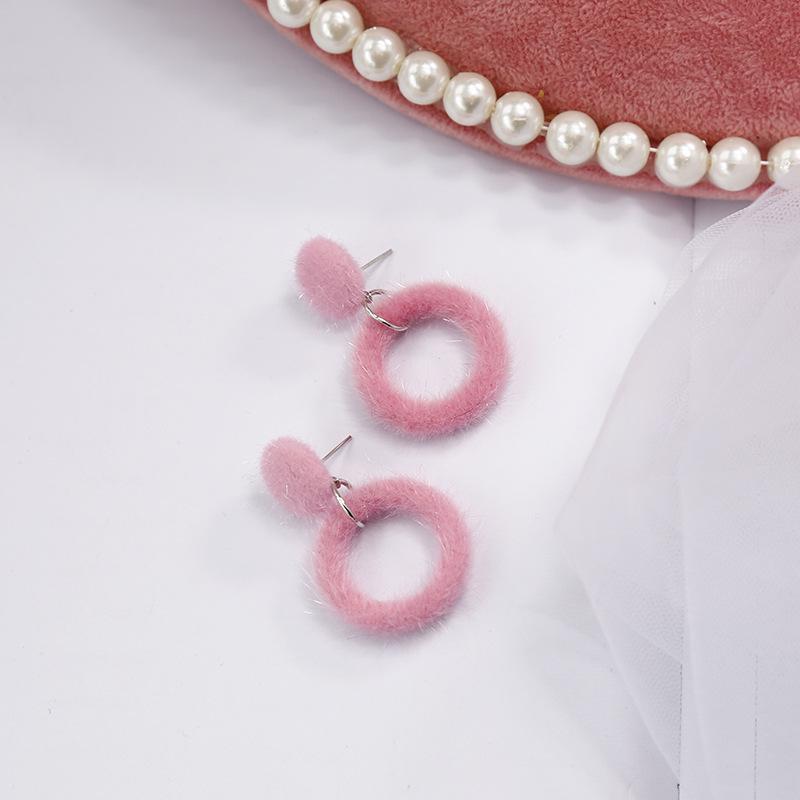 Buy Pink Is a Collection of Lovely Girl Heart Geometry Opal Ear Sweet ...