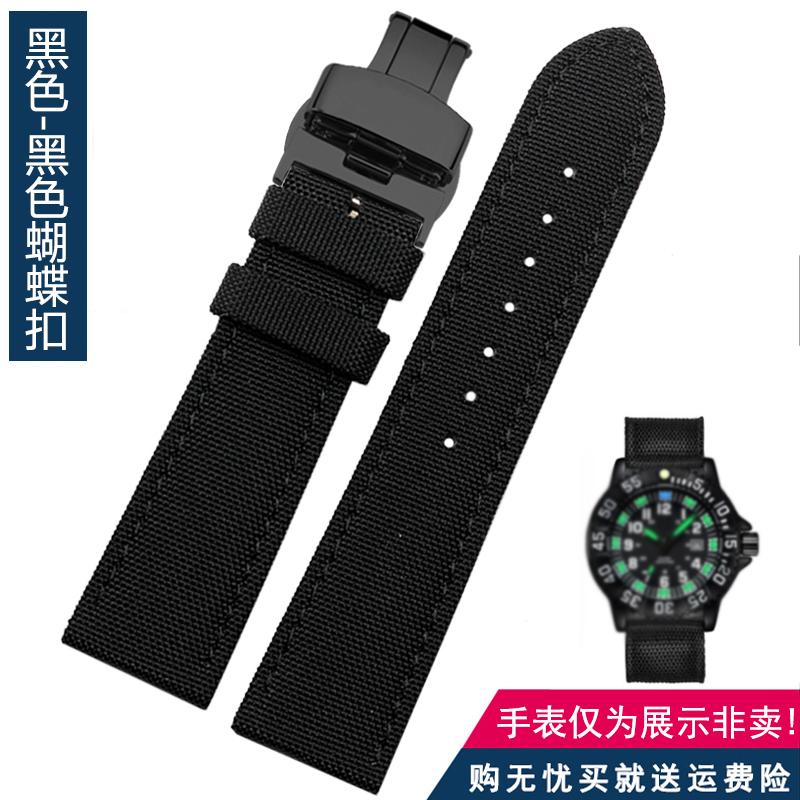 For Omega Seiko Casio Tissot Watch Strap 19mm 20mm 22mm 23mm 24mm Nylon Leather Wrist Band Men's Waterproof Canvas Bracelet Belt