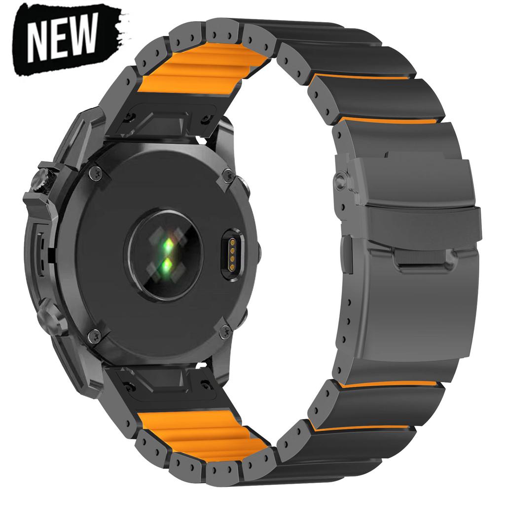 Quick Fit 22mm 26mm Titanium Band for Garmin Fenix 8 51mm 7X Pro 6X Pro 5x Tactix 7 Enduro 3 2 Instinct 2X Forerunner 935 945