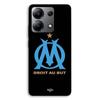 Coque de téléphone - MANIACASE - Xiaomi Redmi Note 13 4G - Silicone TPU - Noir - Logo OM (Olympique de Marseille)