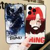 The T-Thing - John Carpenter Thriller Movie Phone Case For IPhone 17 Air 16 15 14 13 Pro Max 11 12 Black Silicone Cover
