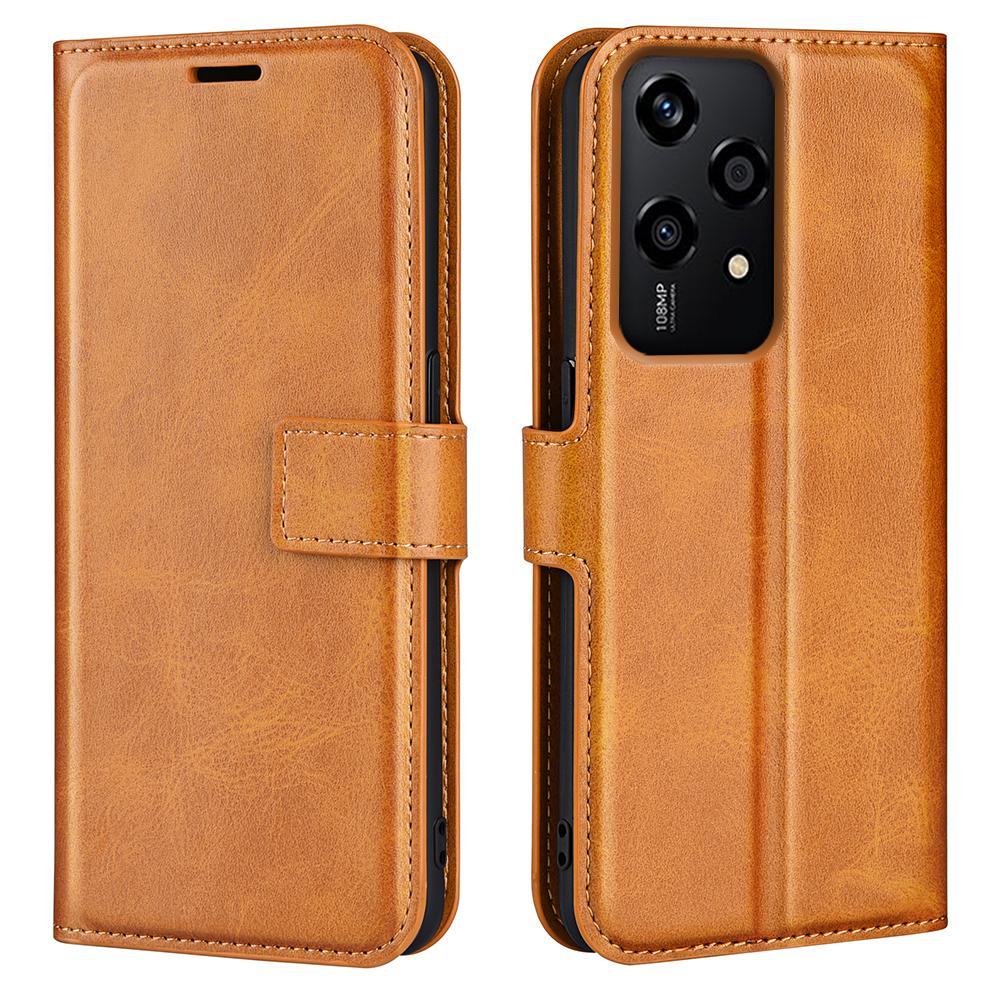 For Honor 200 Lite Case Wallet Card Slots Calf Texture Leather Phone Cover