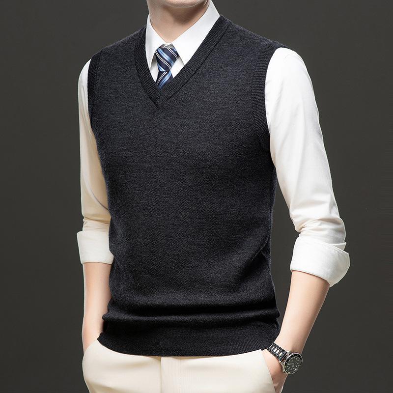 

Мужской повседневный высококачественный мужской свитер Мужской жилет XXXL
