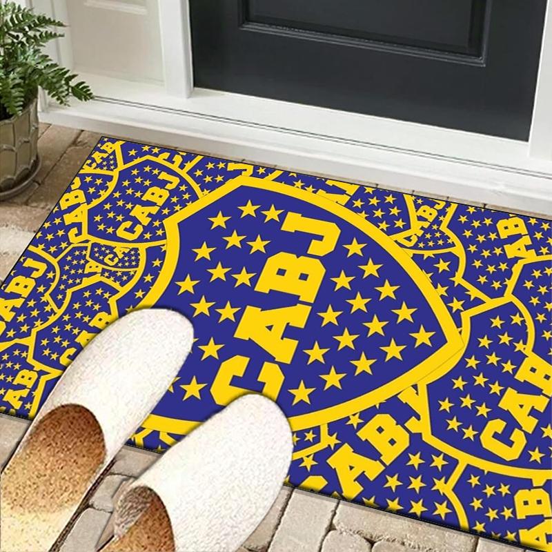 Football Club Emblem Office Rug Chair Mat, Game Carpet, Suitable for Front Door, Bedroom, Living Room, Desk, Holiday Gift