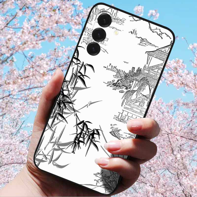 For Samsung Galaxy A56 A36 A26 5G Cases 3D Relief Flower Emboss Soft Silicone For A56 A36 5G 3D Cartoon Case Owl Shell 3D Relief