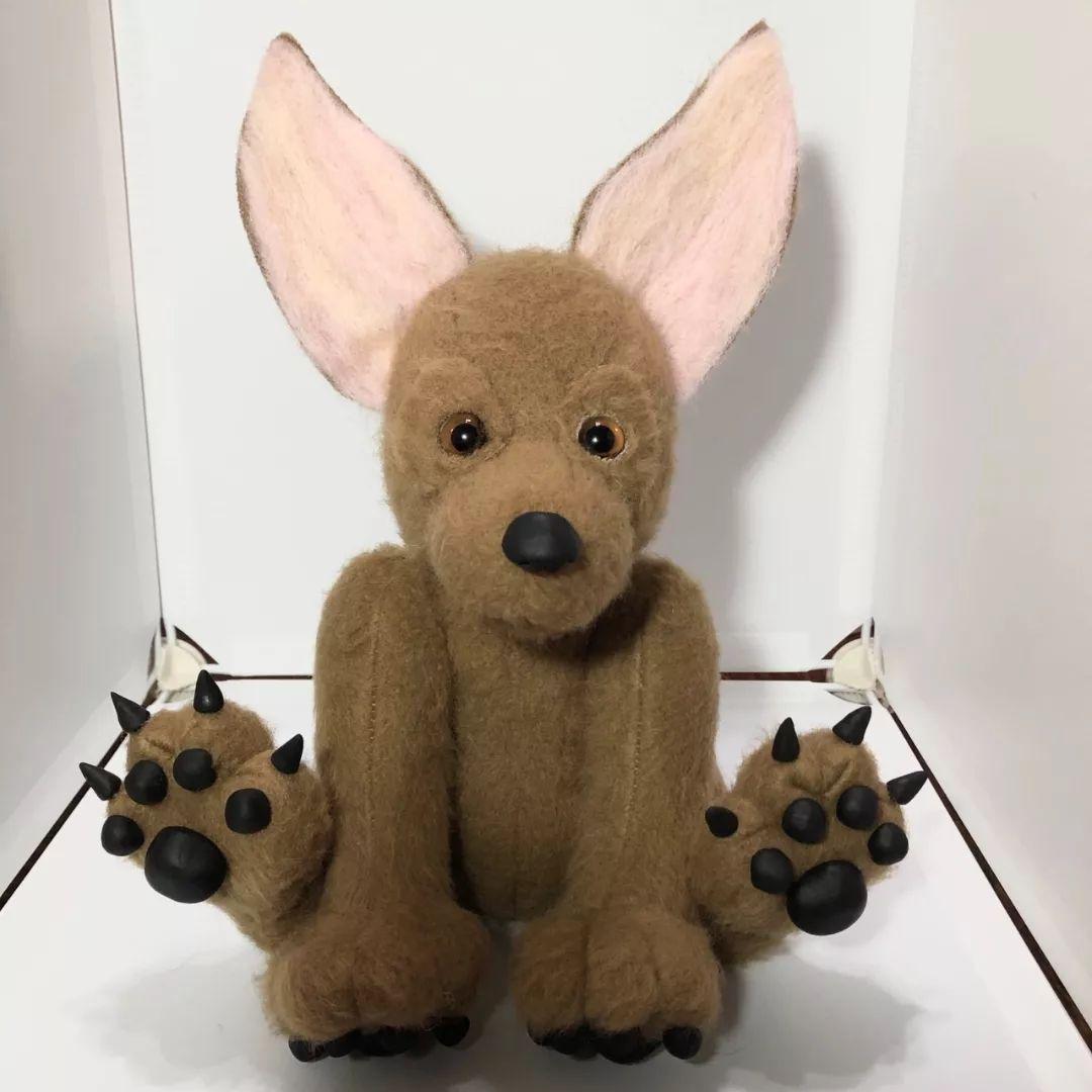 

[USED] Miniature Pinscher stuffed animal teddy bear pet loss Doberman