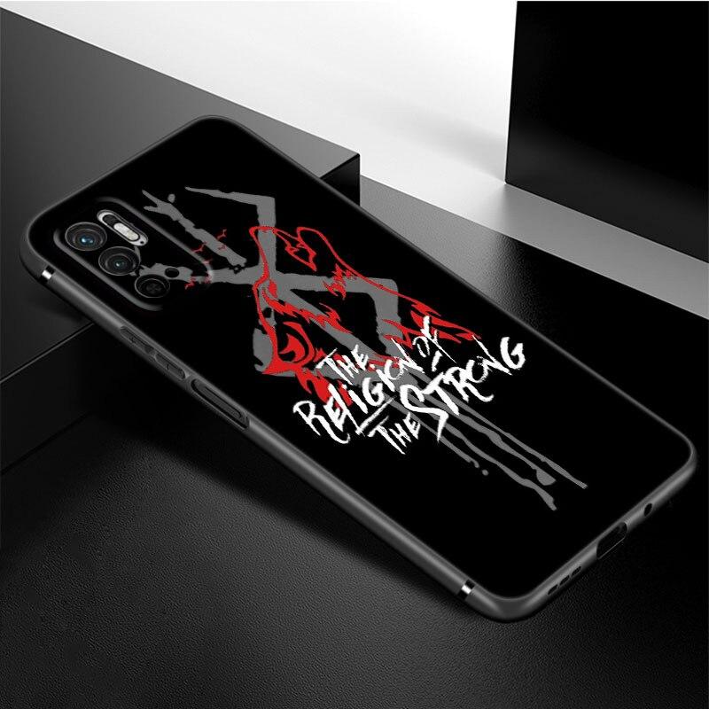 Anime Berserk Guts Phone Case For Xiaomi Redmi Note 11 10 9 8 Pro 11T 5G 10T 10S 9S 9T 9i 9C 9A 8T Soft TPU Black Cover
