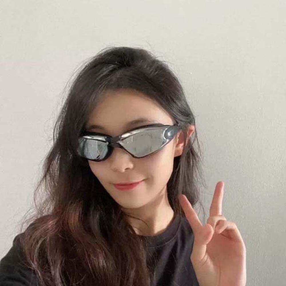 Dazzling Colors Swim Glasses with Earplugs Electroplating Anti-fog Swimming Eyewear Pool