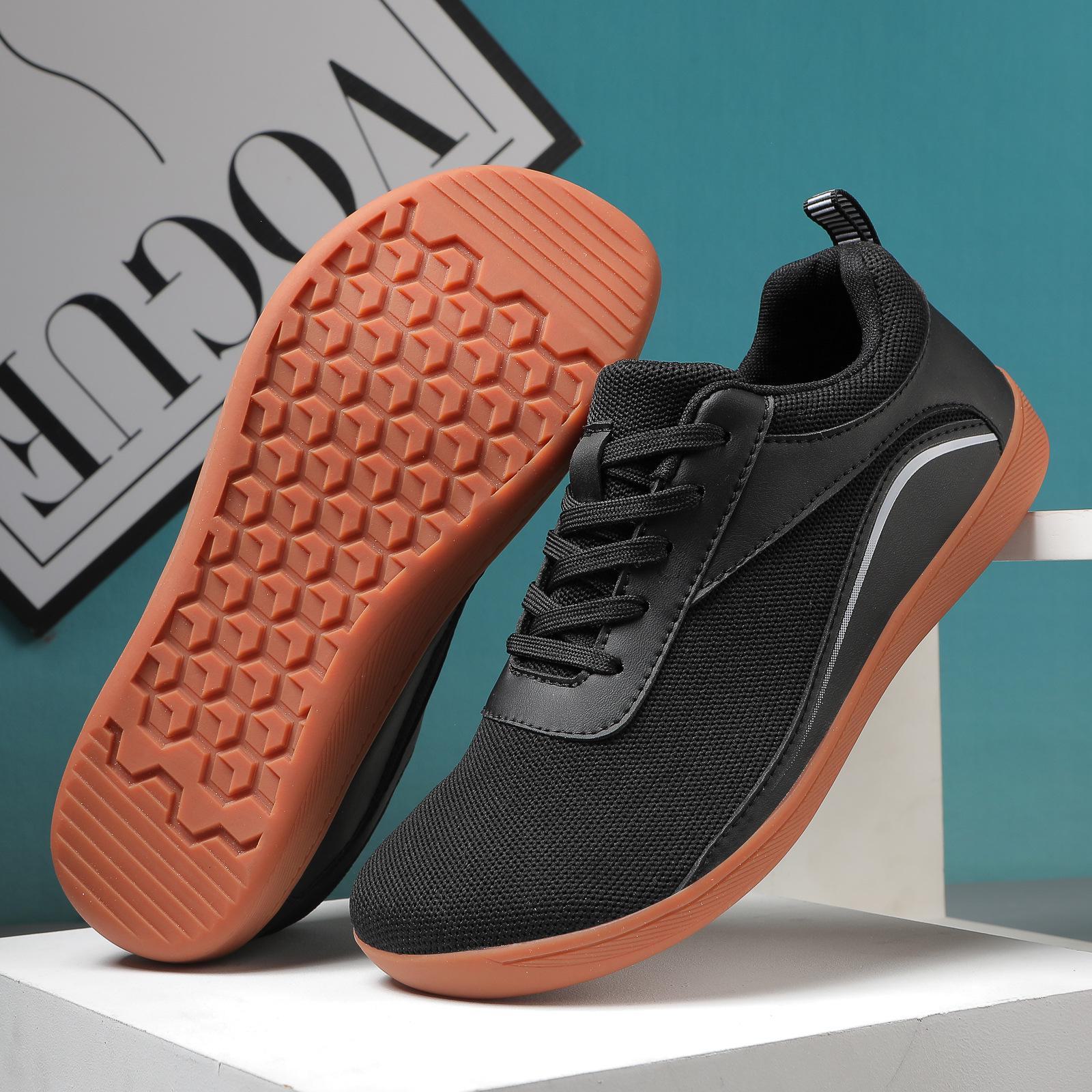 

4E Широкая спортивная обувь для Hallux Valgus: Легкие, нескользящие, с мягкой подошвой, с большой головкой для мужчин и женщин 42 чёрный