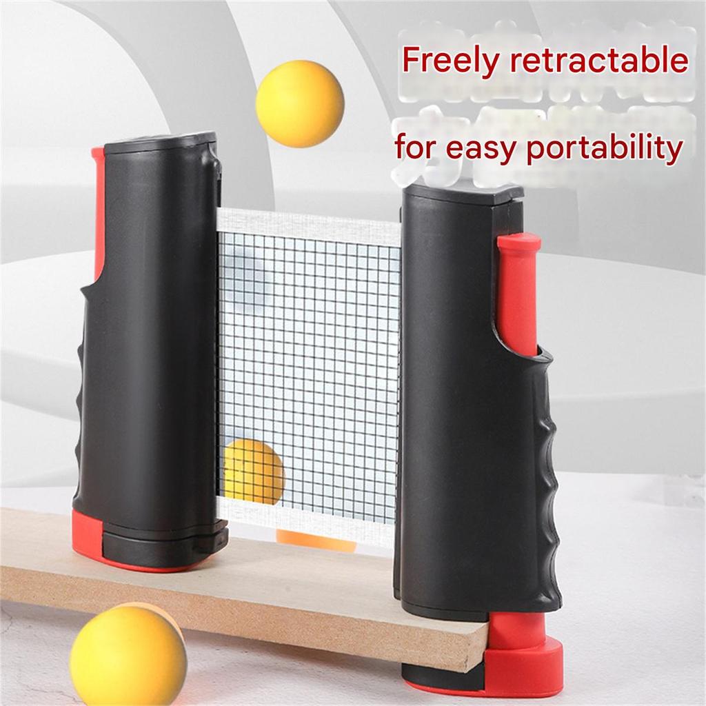 Home Entertainment Table Tennis Net Frame Thickened Portable Table Net Cloth Blocking Net Ball Net Free Retractable Net Outdoor