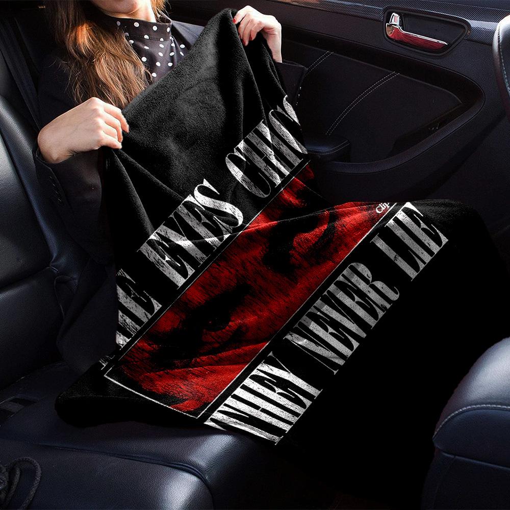 1pc eyes chico Soft Flannel All Season Throw for Home, Office, Outdoor UseDurable Comfort Soft Warm Throw for Home