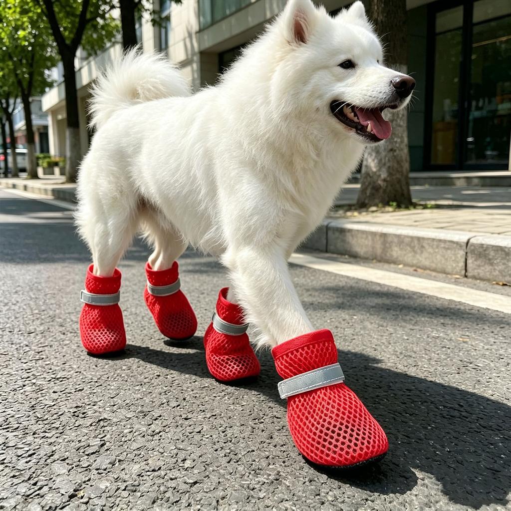 Dog Shoes with Non- Breathable Soft Boots for Small Dogs Indoor Outdoor