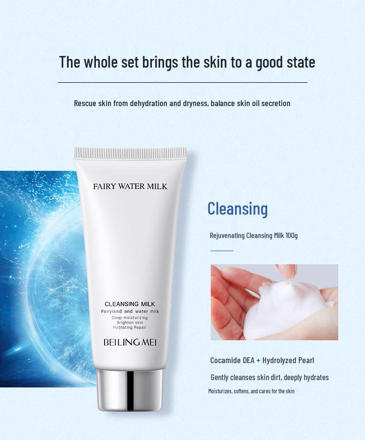 Bell Mei Rejuvenating 8-Piece Skincare Set: Hydrating, Moisturizing & Anti-Wrinkle Facial Care