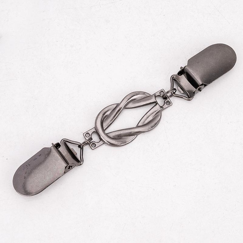 Retro spona na šál: Evropsko-americká brož na svetr a šátek s diamantovým akcentem - Slitinový doplněk proti odhalení