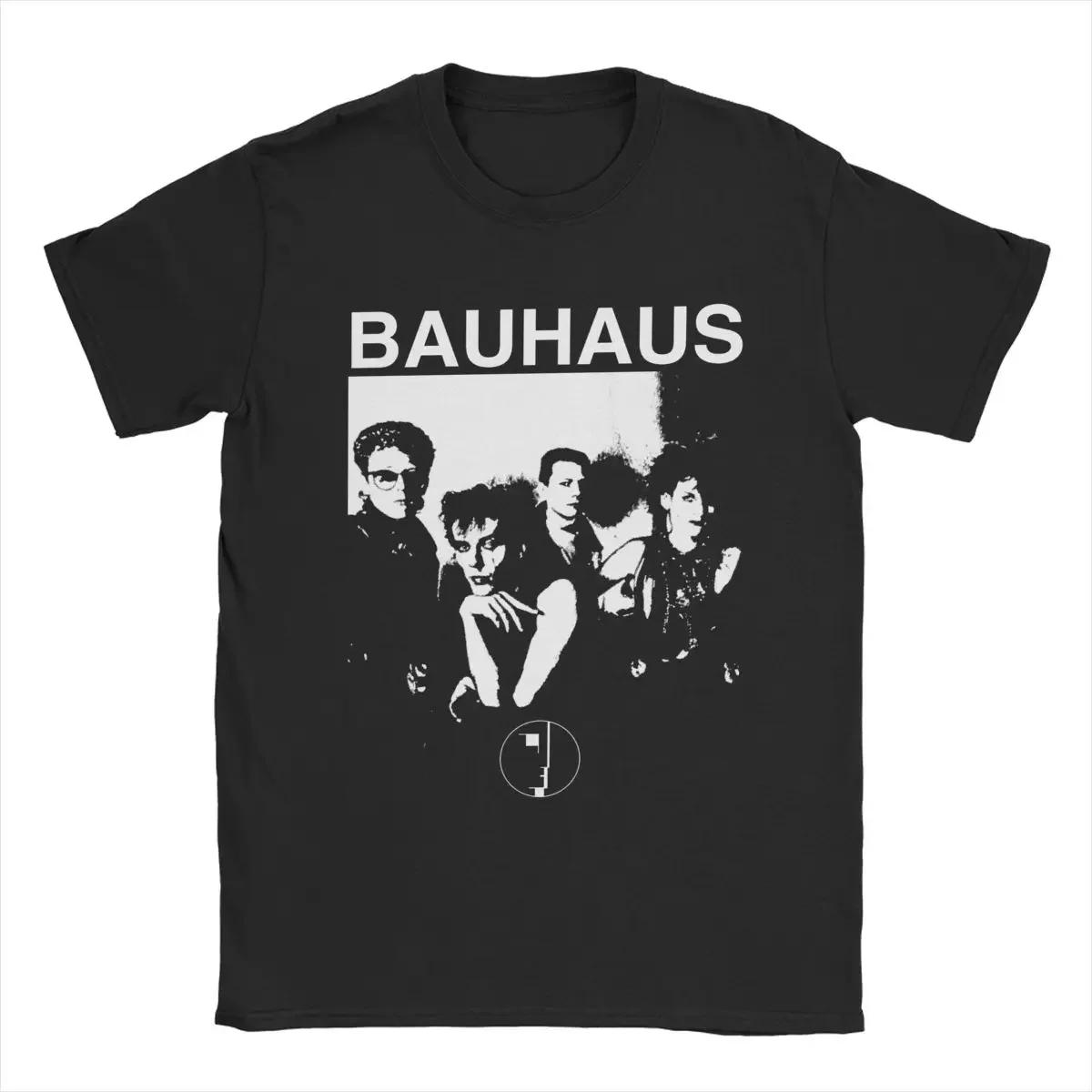 

Мужские футболки Bauhaus 80-х годов в готическом стиле, хлопковая одежда, модные футболки с коротким рукавом и круглым вырезом, летняя футболка#Цвет XXXXXL чёрный