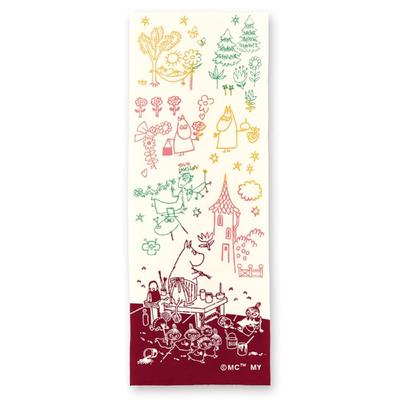 Miyamoto Handtuch Mumin Gefärbtes Tenugui Hand Muminmama 33 x Hergestellt in 51015 Handtuch, & Graffiti, Ca.. 90cm, Japan,