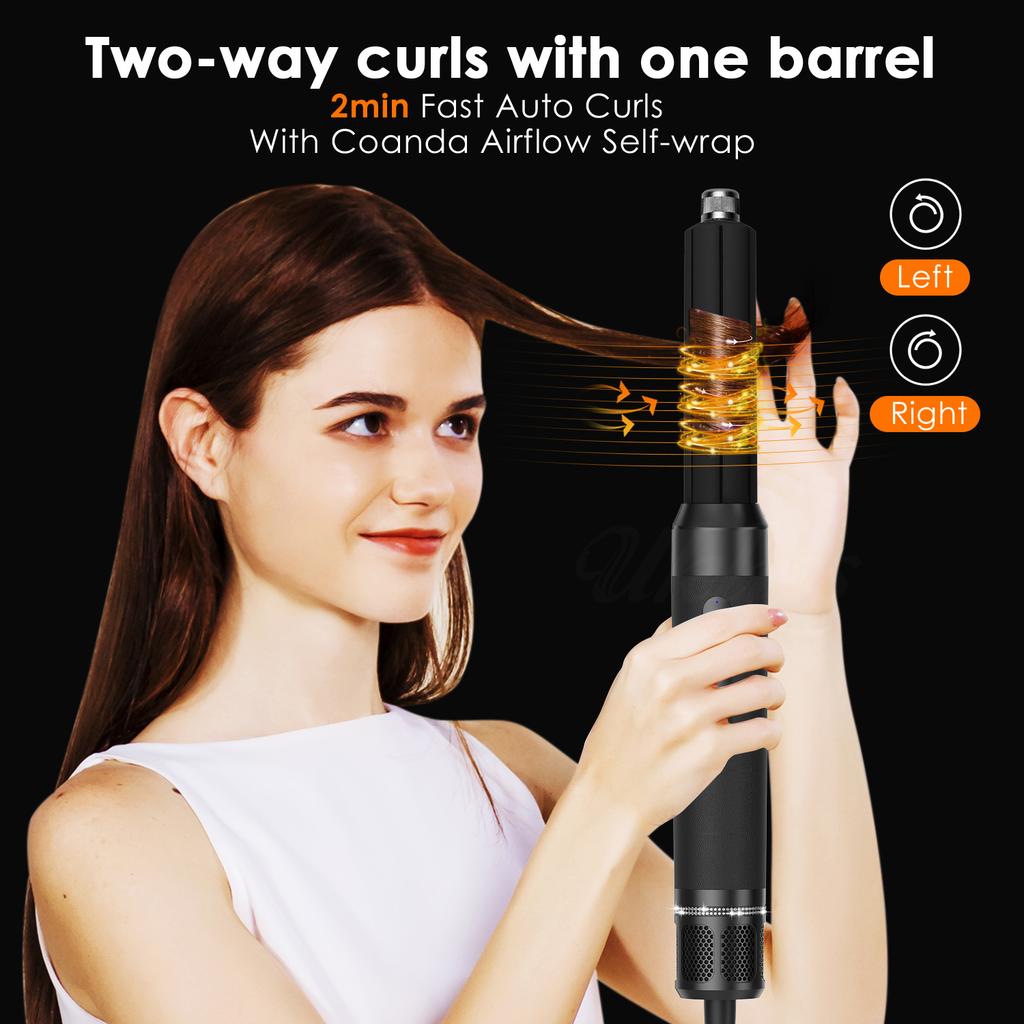 In Stock 7 In 1 Hair Styler High-Speed BLDC Professional Hot Air Brush Hair Dryer Multi-Function Replaceable Head