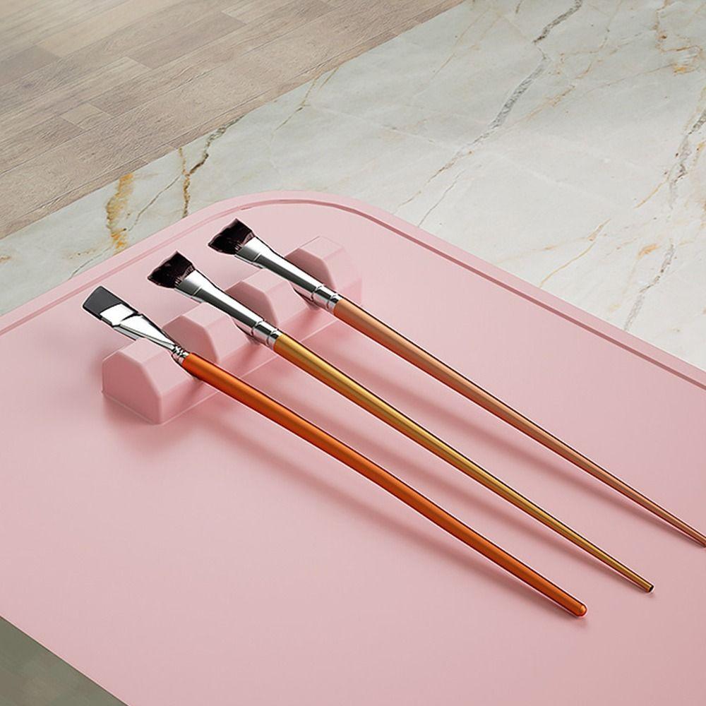 Silicone Painting Mat Pigment Palette Non-Stick Art Craft Mat For Painting Ink Blending Watercoloring Stamping