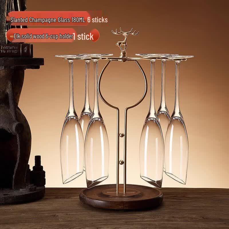 European Style Crystal Champagne Flute Set