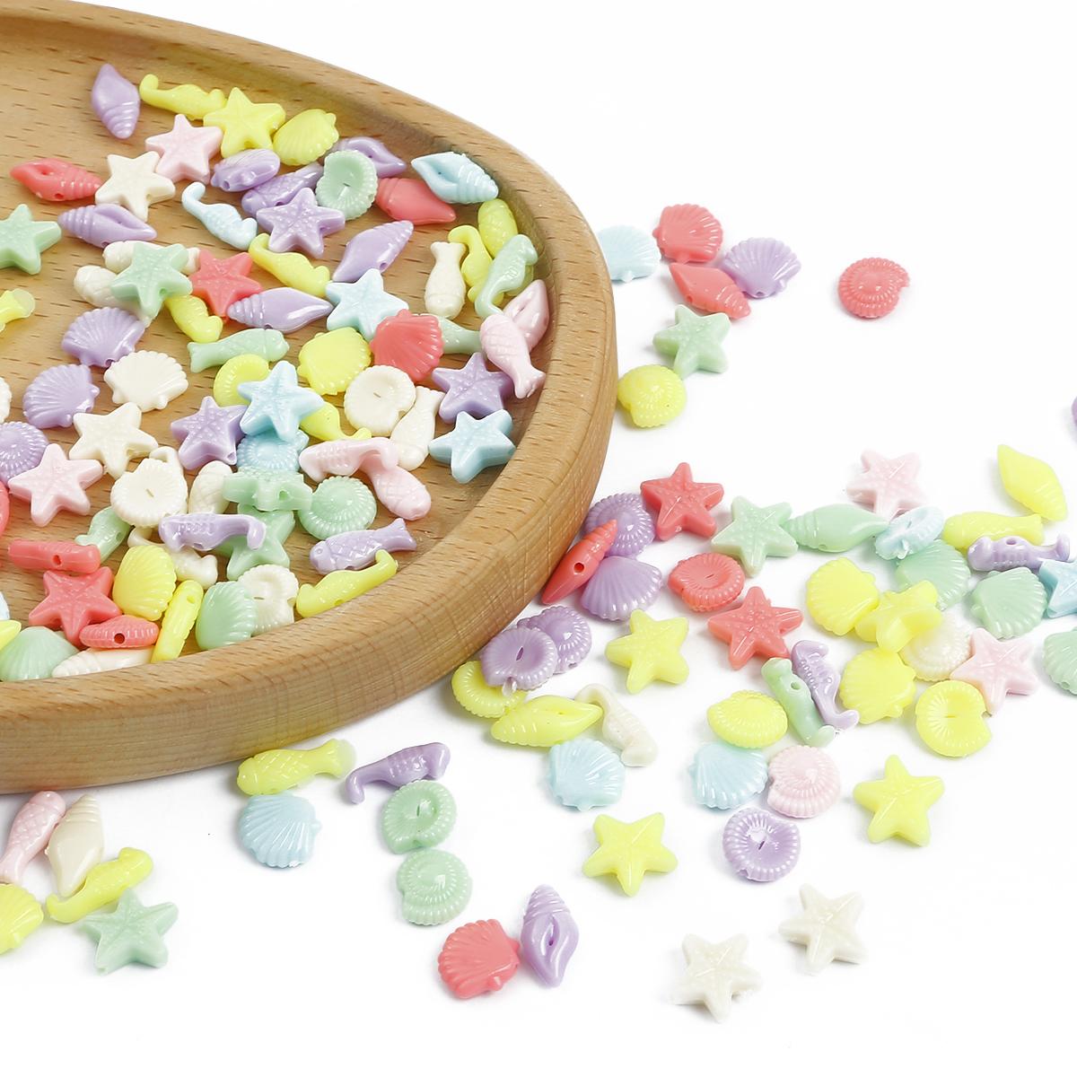 

30 г/пакет Несколько серий акриловых микс цветов ювелирные аксессуары для самостоятельного изготовления браслета, ожерелья, серег about 10mm