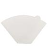 100 Pcs with Handle Cone Coffee Filter Paper Disposable Coffee Dripper Coffee Maker Paper  Travel