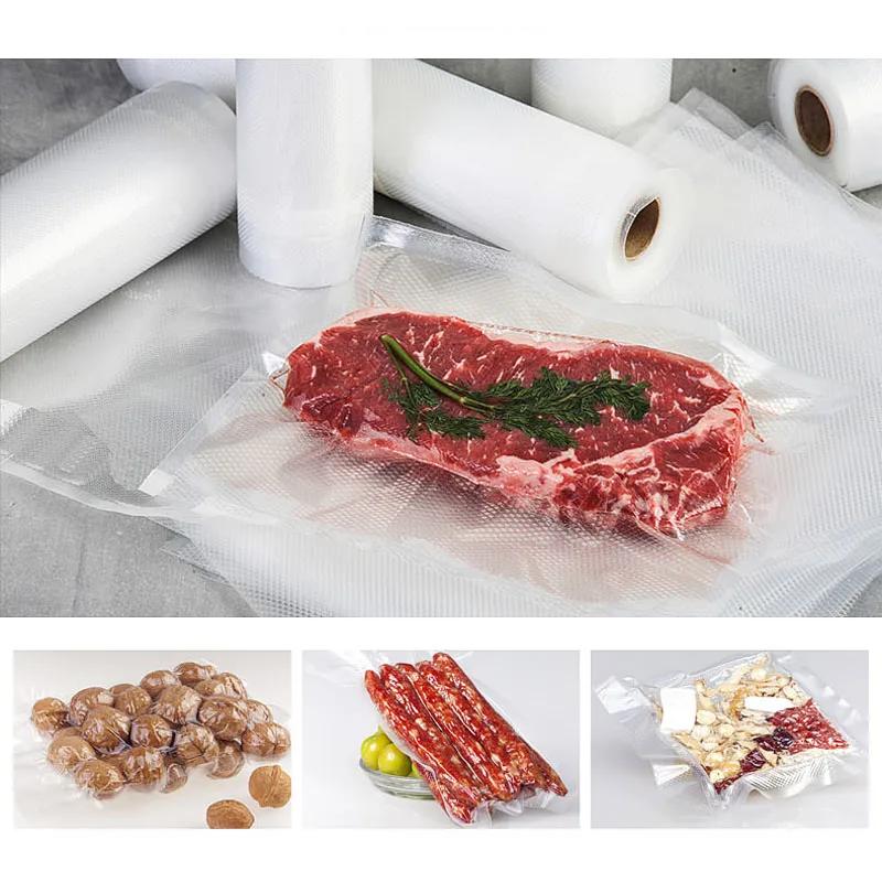 1Roll 12/20x500cm Textured Food Vacuum Storage Packaging Bags for Vacuum Sealer Meat Fruit Vegetable Sous Vide Cooking Bag