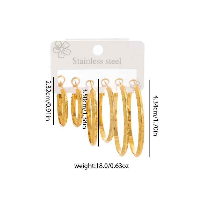 Gold-Plated Stainless Steel Heart and Star Hoop Earrings, Non-Fading, Large and Exaggerated Design.