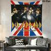 Def Leppard Live Stage Tapestry Background Cloth Fashion Print Christmas Gift Work Of Art Wall Decoration