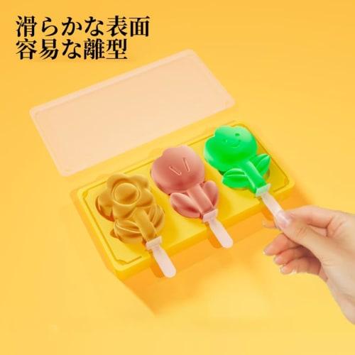 Doyime Ice Cream Molds and Ice Trays (Set of 2) Flower-Shaped Ice Molds, 3D Ice Makers, DIY Ice Cream Molds, Ice Maker Tools, Containers, Confectioner