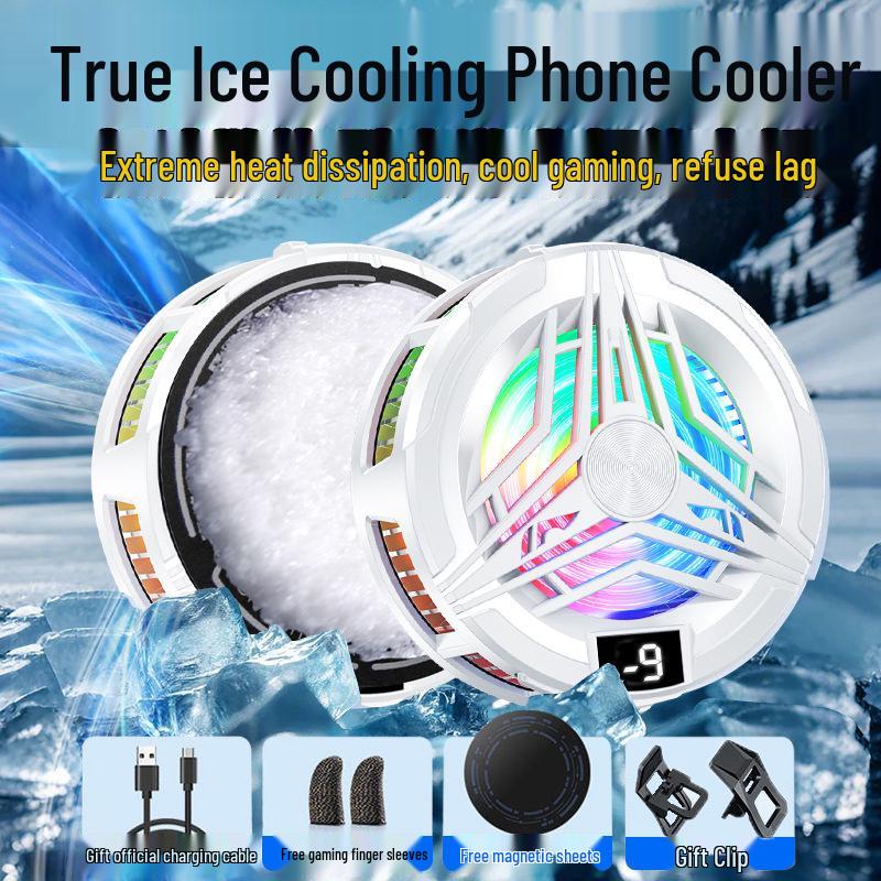 Magnetic Air-Cooled Semiconductor Phone Cooler for Live Broadcasts
