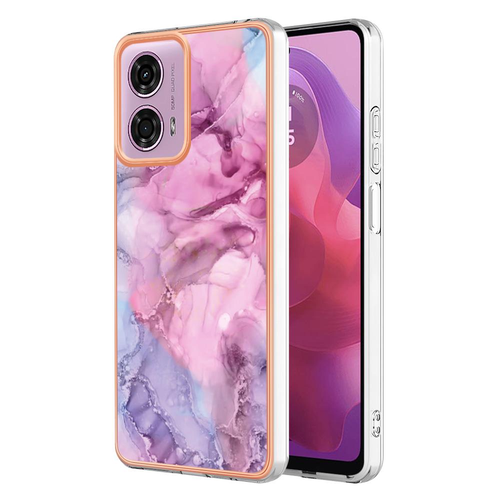 YB IMD Series-16 Style-E For Motorola Moto E14 4G/G04 4G/G04s 4G/G24 4G Case TPU Phone Cover Dual IMD Shell