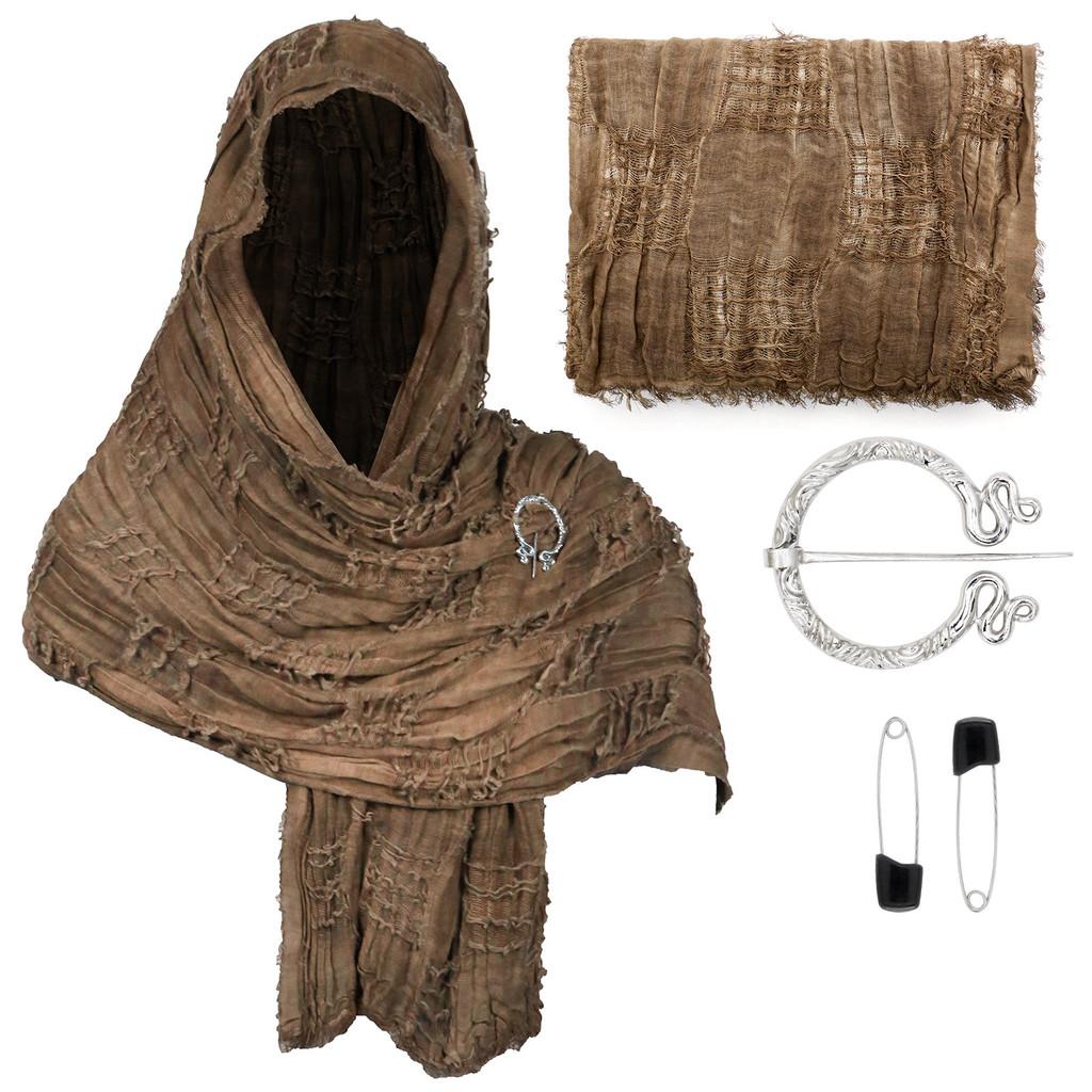 Cotton Linen Shawl With Geometric Pattern And Fringe For Casual Summer Wear