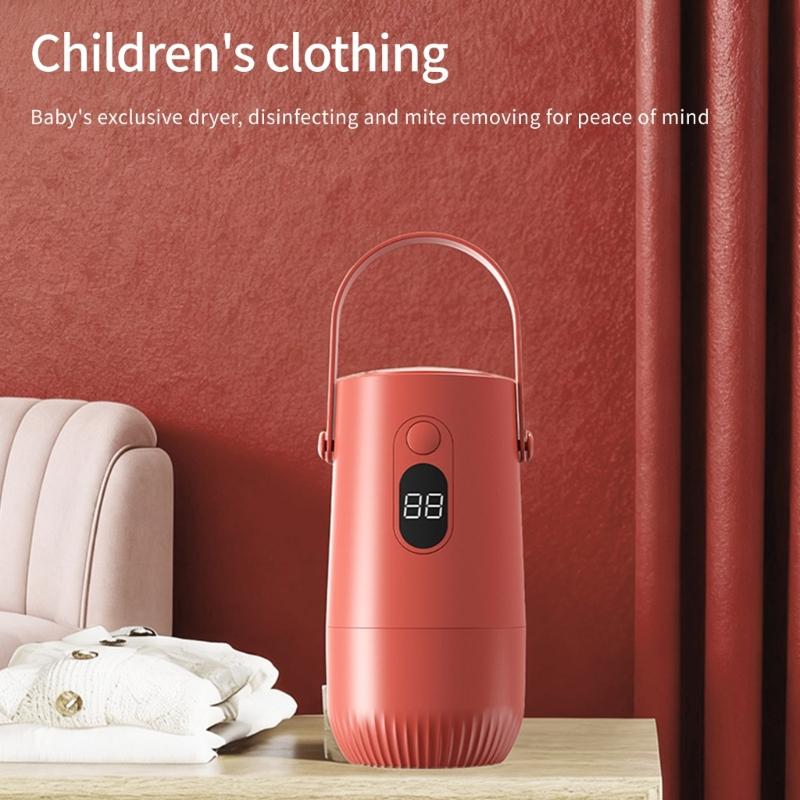 110V Portable Travel Dryer for Clothes Lightweight Electric Drying Machine Electric Portable Dryer for Apartment