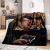 Watching Horror Stimulate Movie Blanket Child Play Character Chucky Blanket Home Couch Warm Bedspreads Soft Flannel Blanket