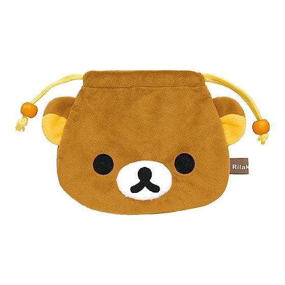 Плюшевый мешок-затяжка Rilakkuma от San-X Rilakkuma CA44601 В15,5 x Ш23,5 x Г2,5 см