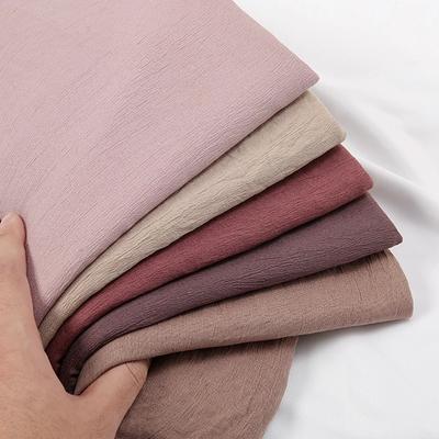 Muslimisches Baumwoll-Hijab-Tuch Damen Knitter-Turban Langes Einfarbiges Kopfband Für Damen Hijabs Schals Damen Muslimischer Schleier 180*90cm