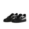 Nike Air Force 1 Height Increasing Low top Skateboard Shoes Unisex Black Silver CW2288-001(Team133-)