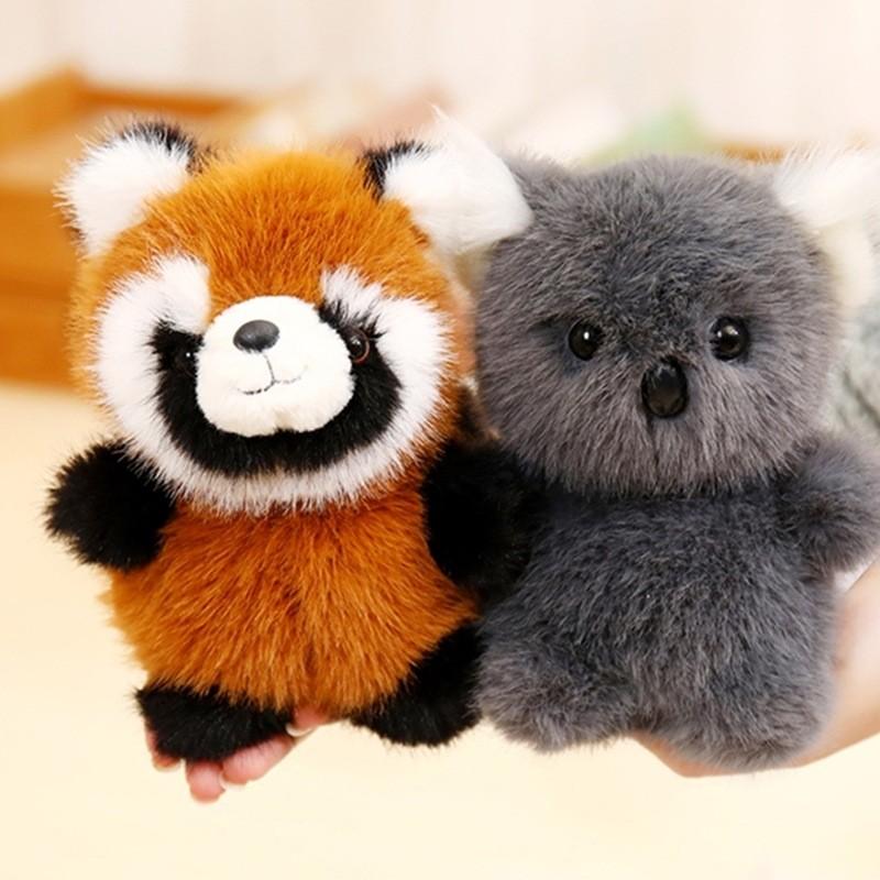 Style Cute Cartoon Plush Panda Keychain Pendant Car Decor For Kids Teens And