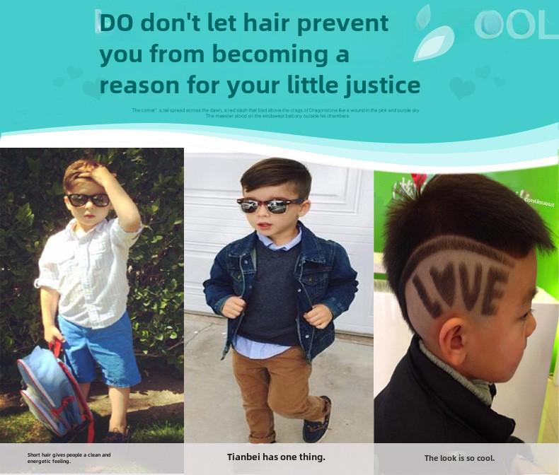 Rechargeable Electric Baby Hair Clipper for Newborns